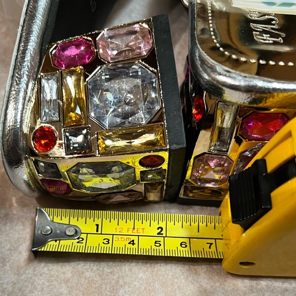 NWOT - Shein Rhinestone Slipper Sandal *Silver - Picture 8 of 12